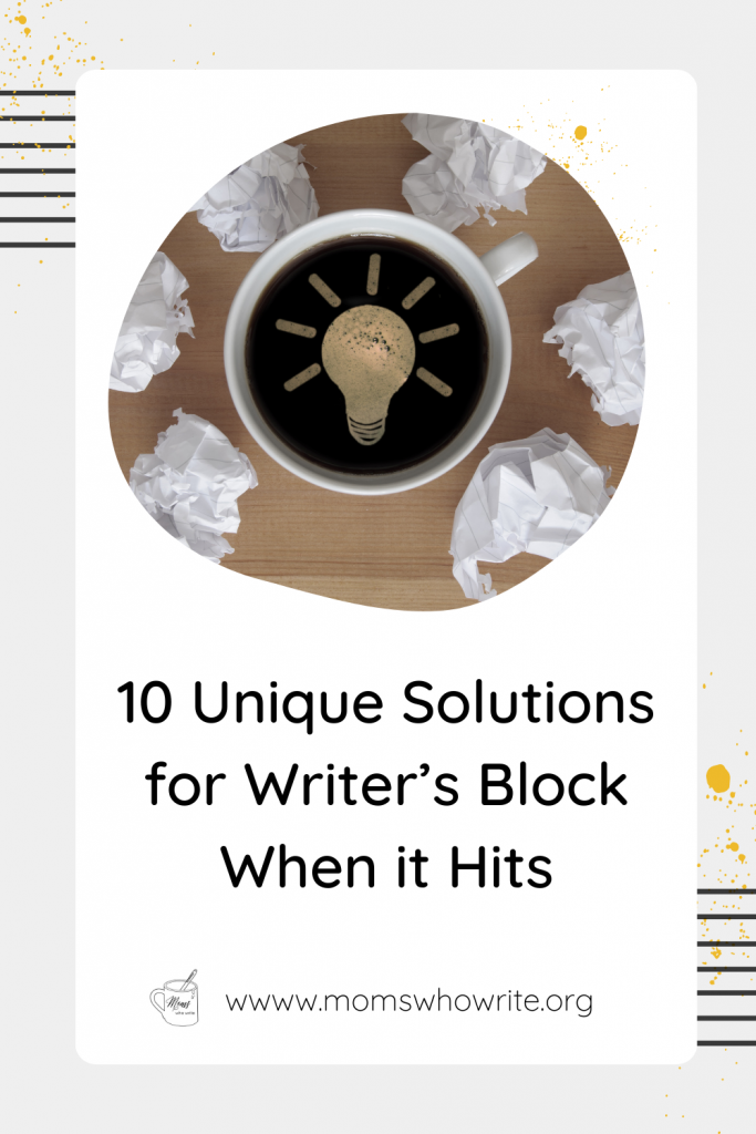 solution for writer's block