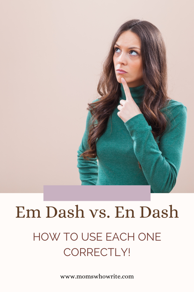 Em Dash (—) vs. En Dash (–)