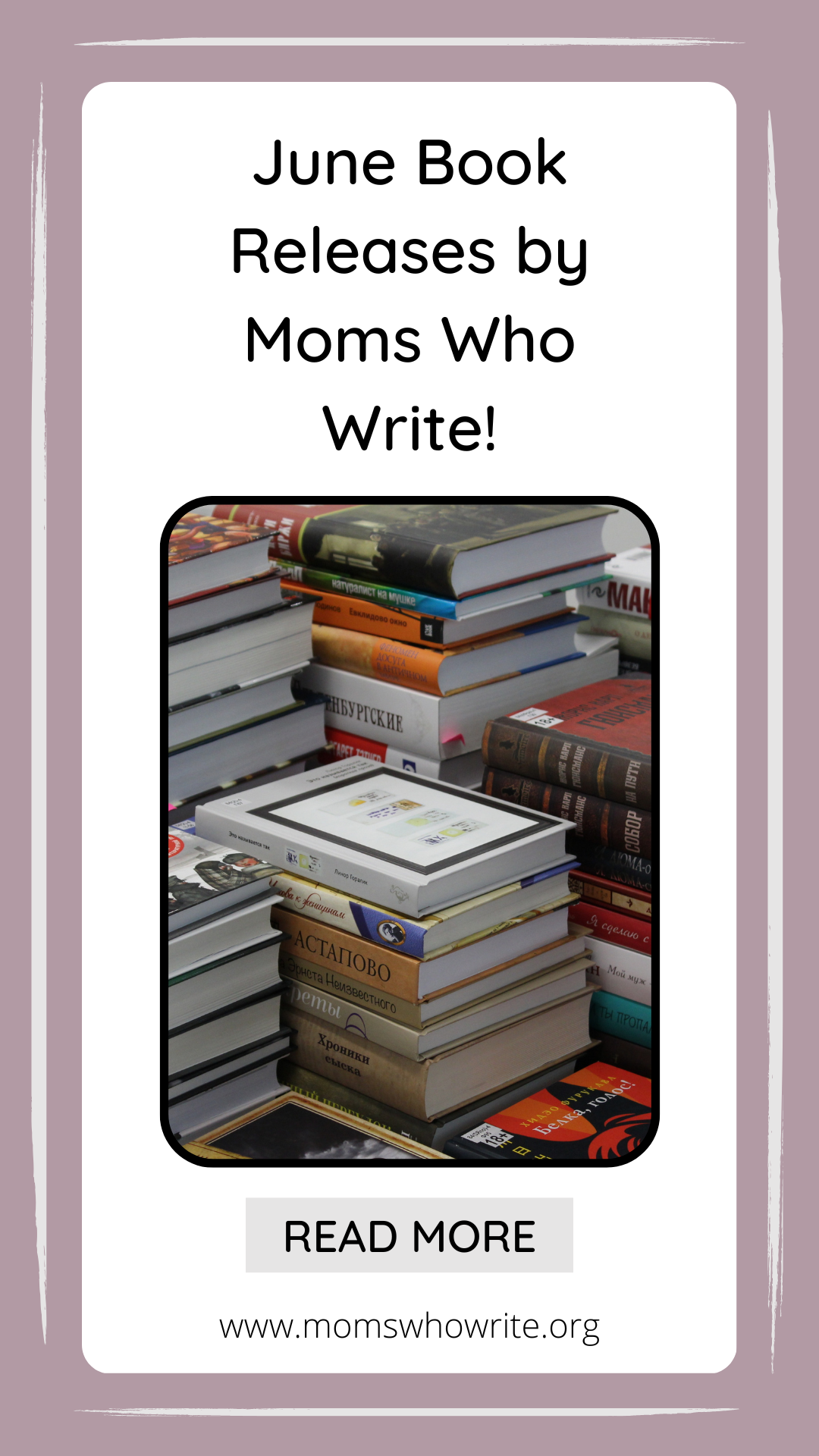 New Book Releases by Moms Who Write June Roundup