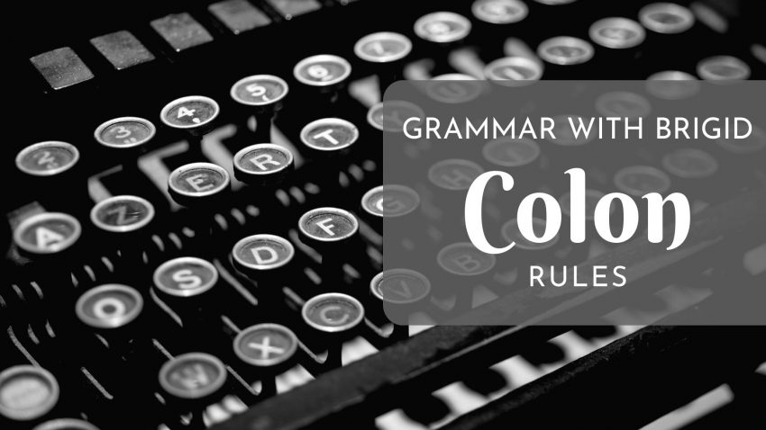 rules for colons