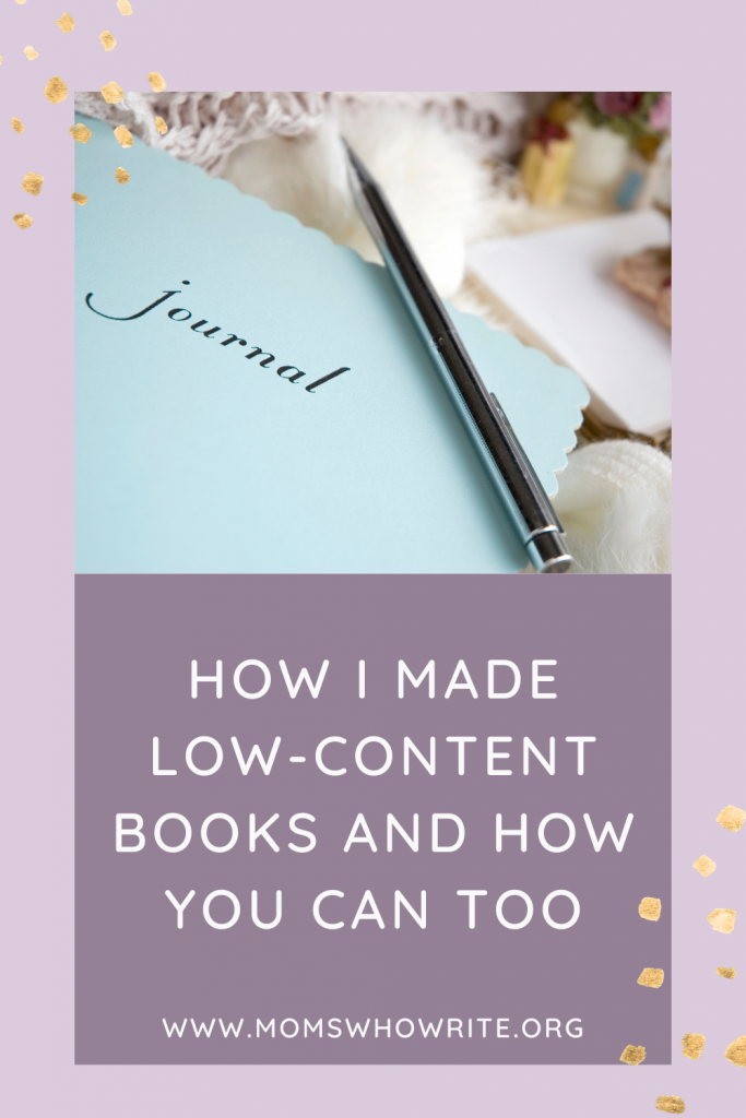 How low-content books can spark your creativity– and make money!