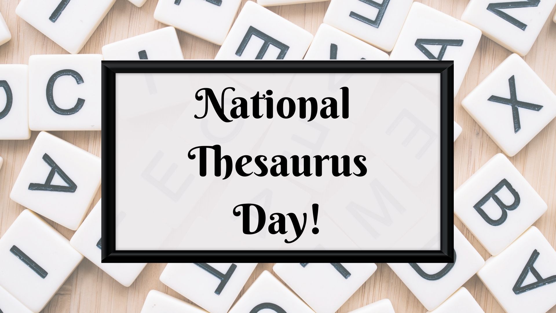 The best books for celebrating National Thesaurus Day